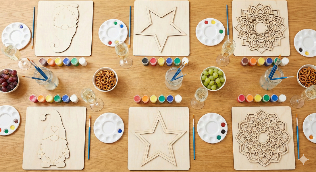 How to Host the Perfect 'Paint & Sip' Night at Home