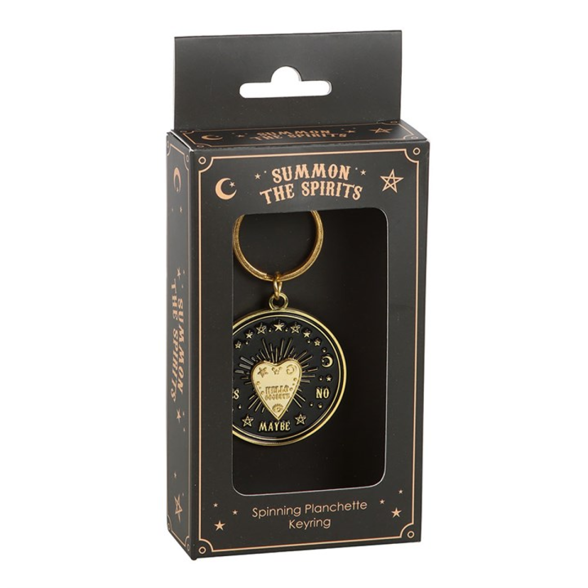 The Rotating Oracle / Spinning Talking Board Planchette Keyring