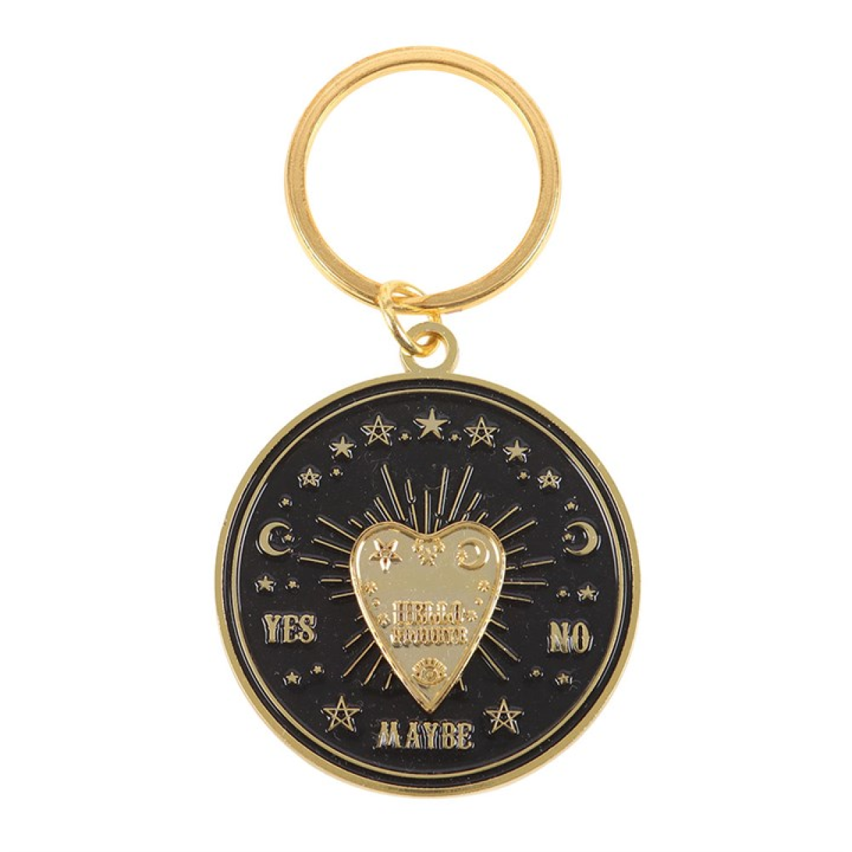 The Rotating Oracle / Spinning Talking Board Planchette Keyring
