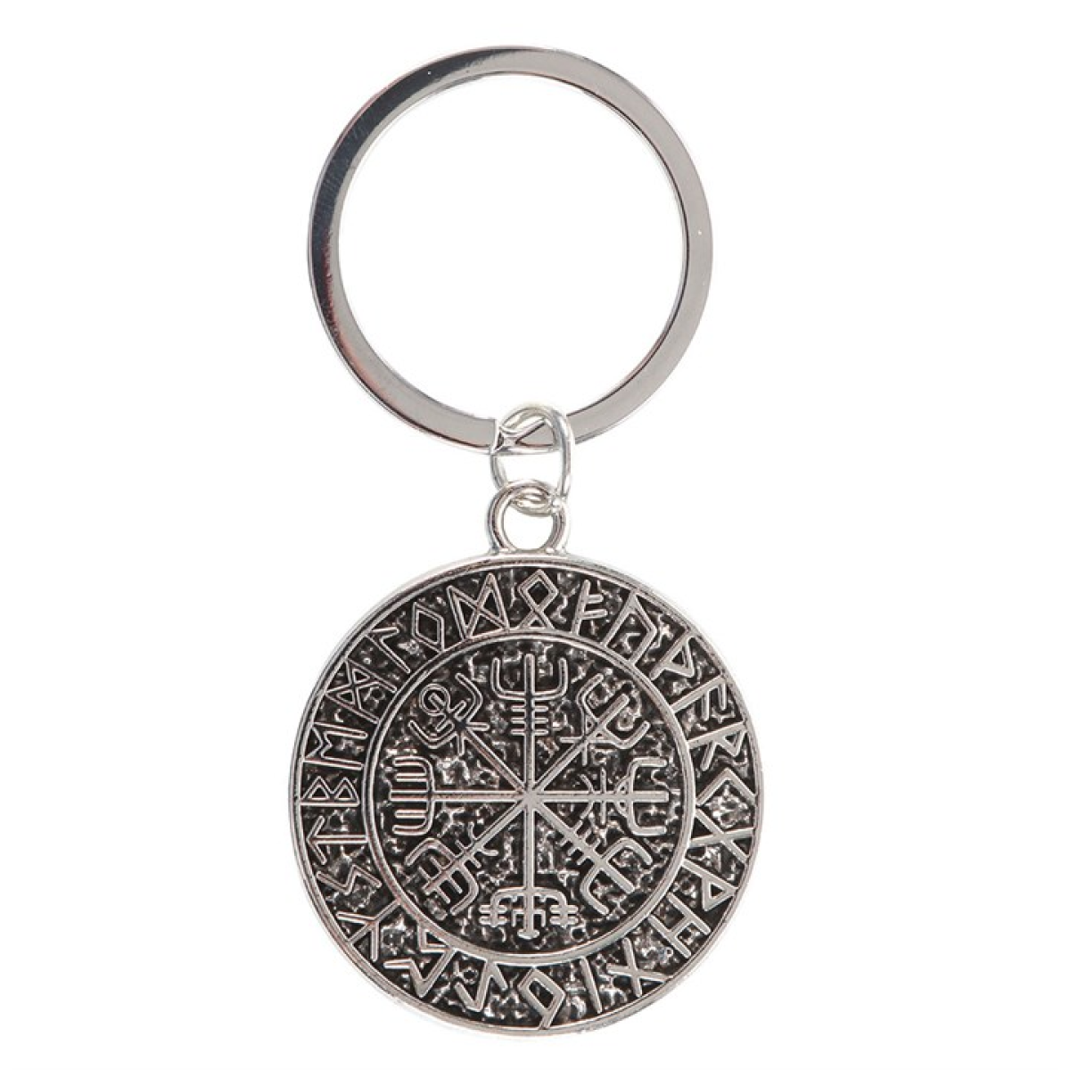 Pathfinder / Vegvísir Viking Compass Alloy Keyring