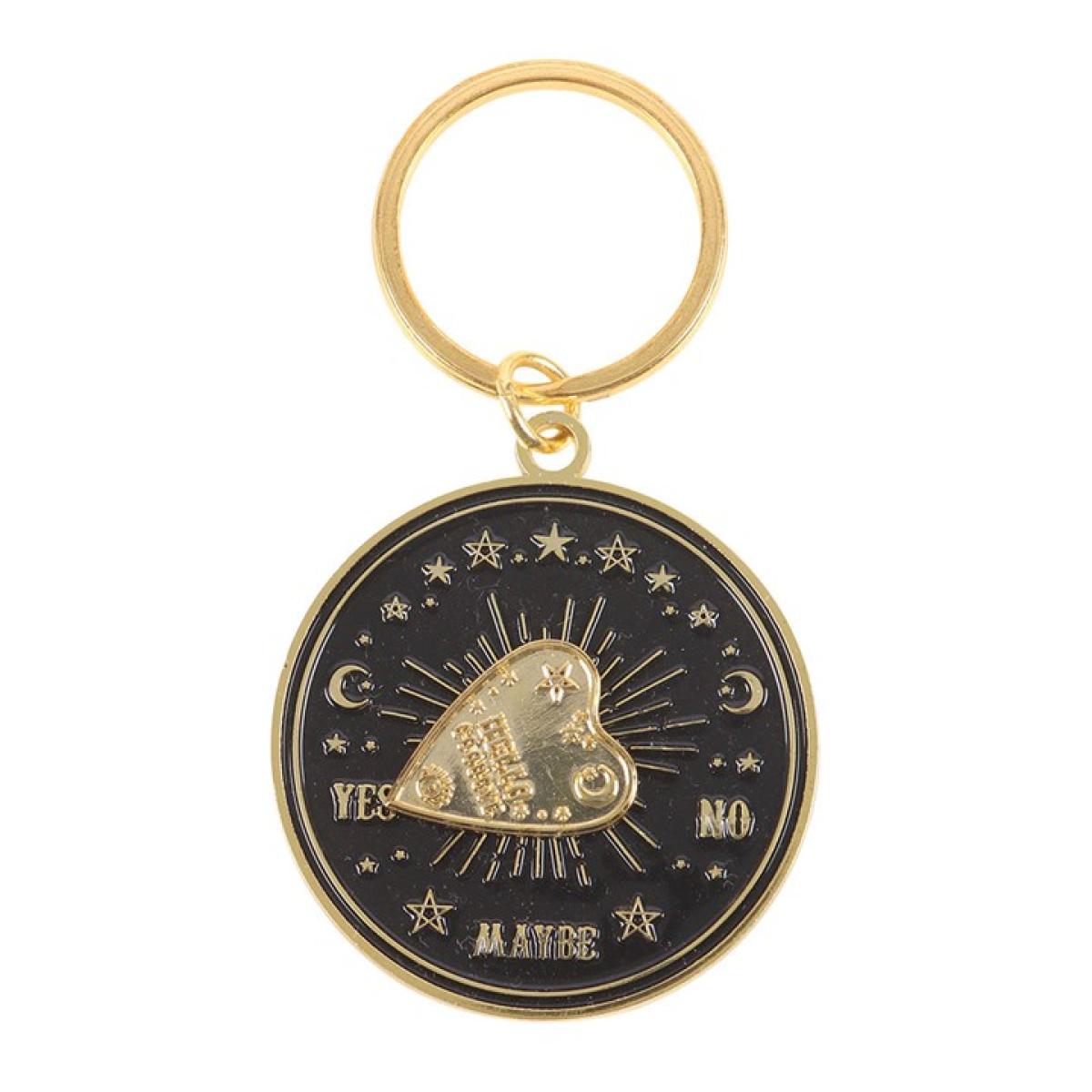 The Rotating Oracle / Spinning Talking Board Planchette Keyring