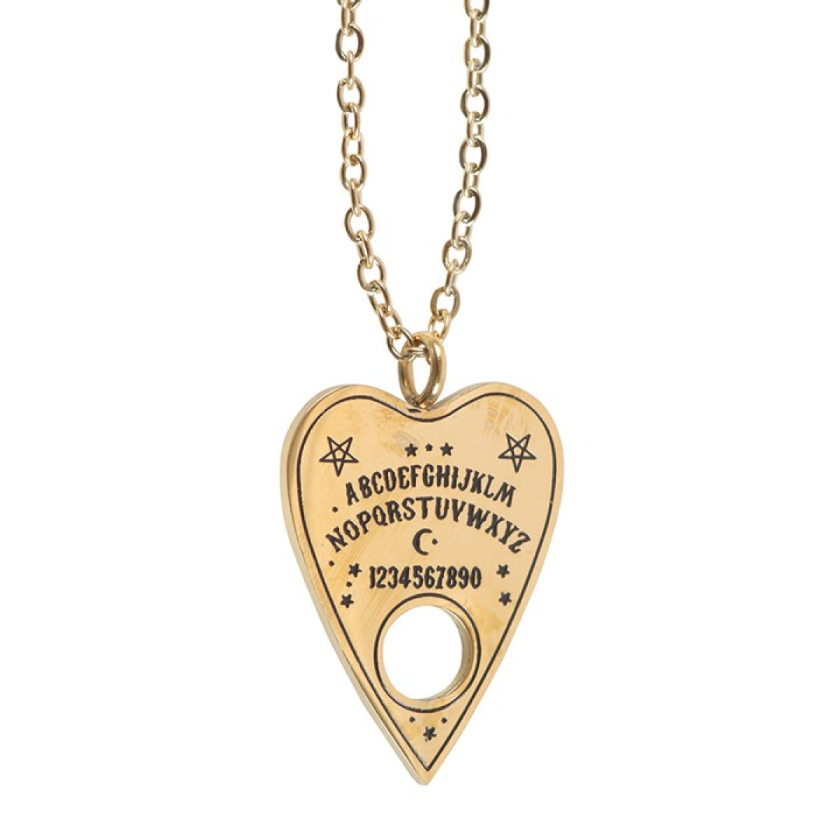 The Seer’s Token / Mystical Planchette Necklace & Card Gift Set