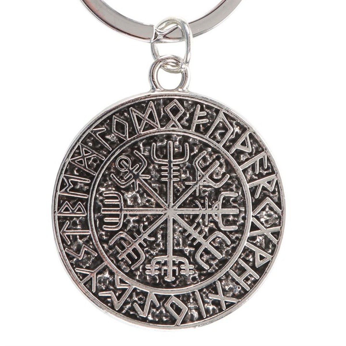 Pathfinder / Vegvísir Viking Compass Alloy Keyring