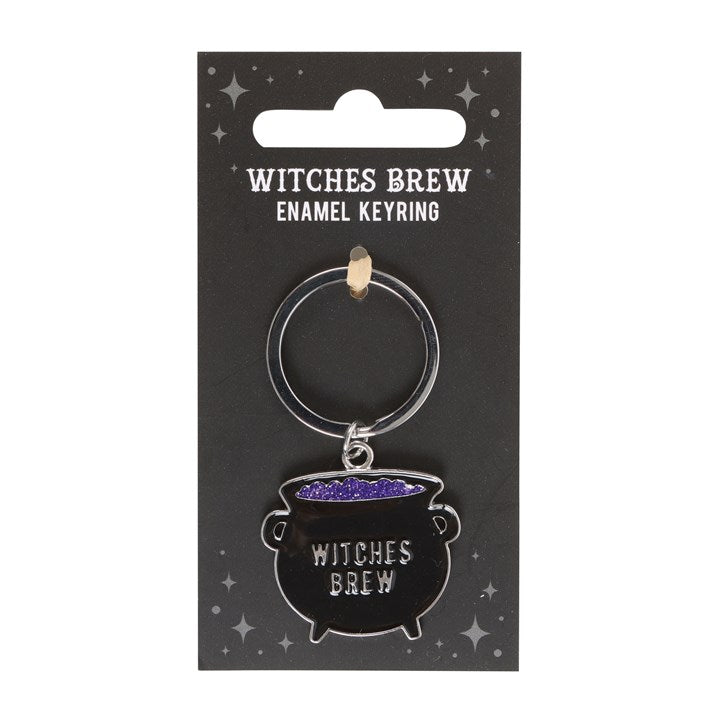 Witches Brew / Enamel Cauldron Keyring