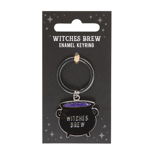 Witches Brew / Enamel Cauldron Keyring