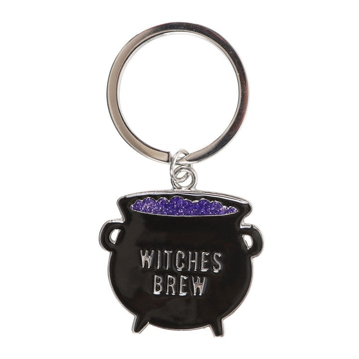 Witches Brew / Enamel Cauldron Keyring