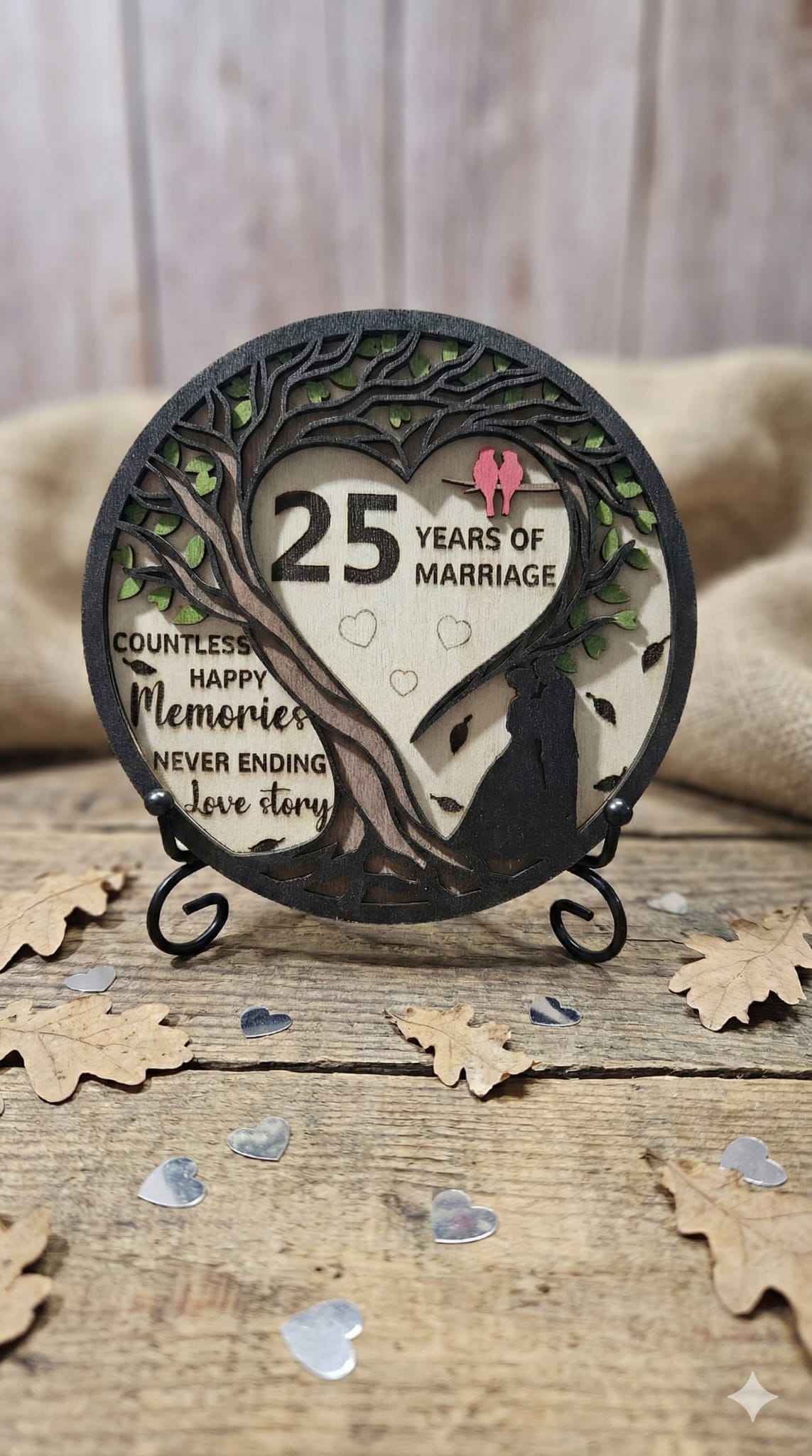Immortal Vows / Tree of Life Personalised Anniversary Plaque
