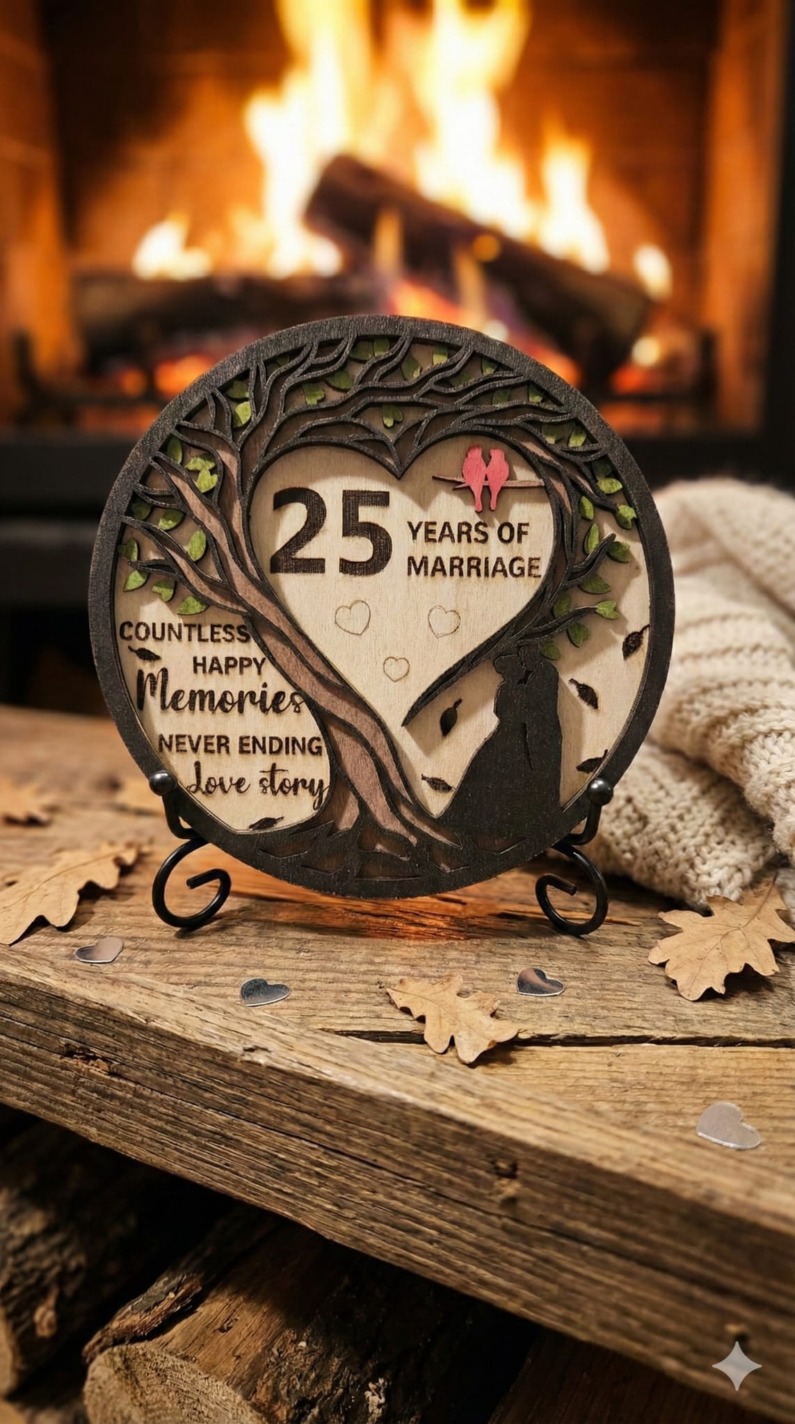 Immortal Vows / Tree of Life Personalised Anniversary Plaque