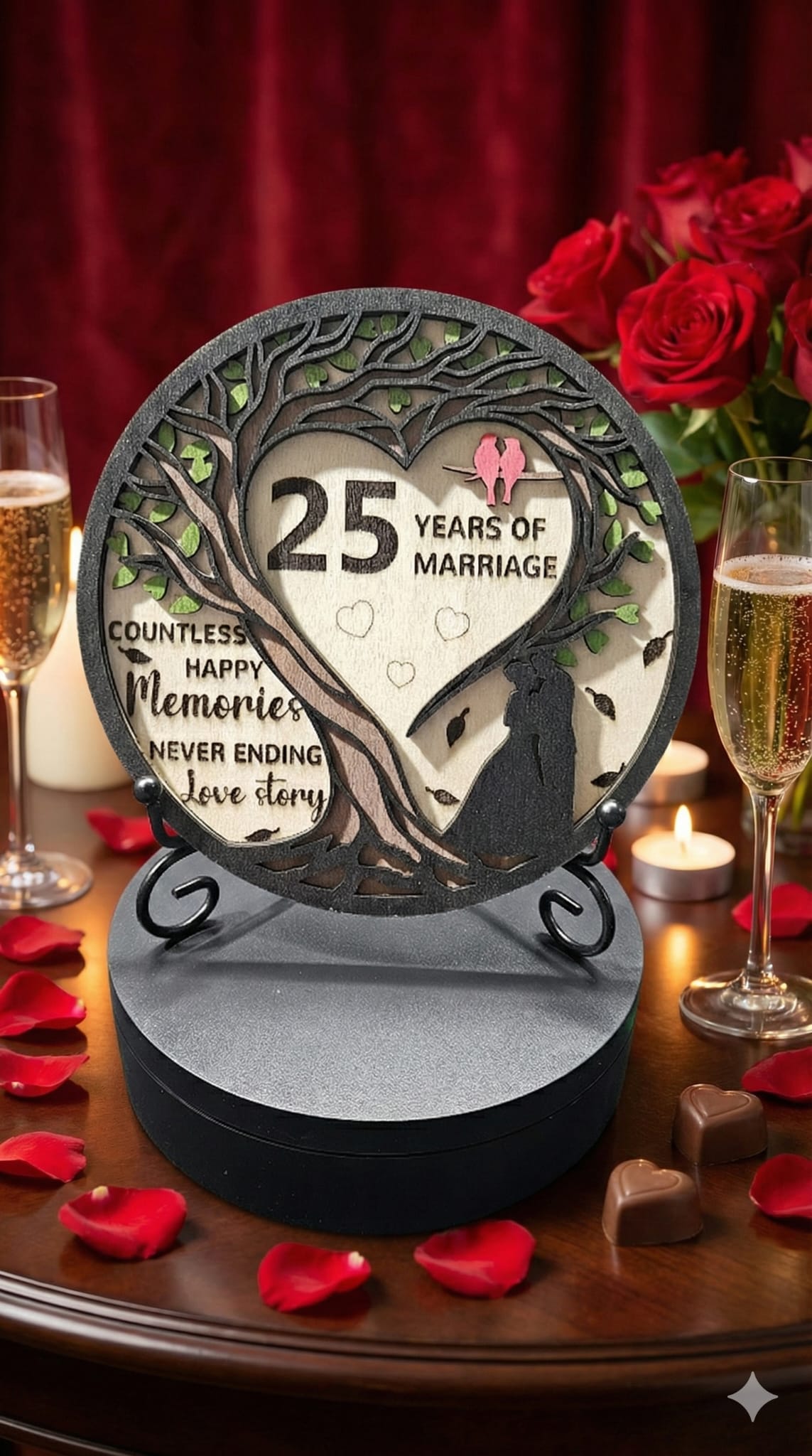 Immortal Vows / Tree of Life Personalised Anniversary Plaque