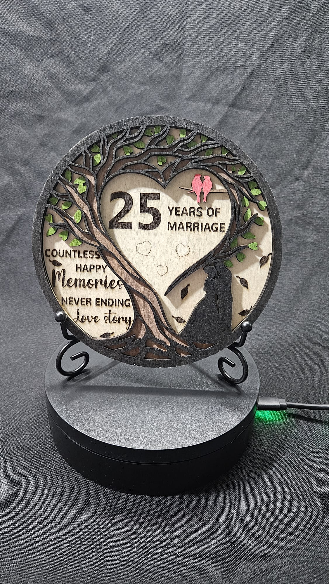 Immortal Vows / Tree of Life Personalised Anniversary Plaque