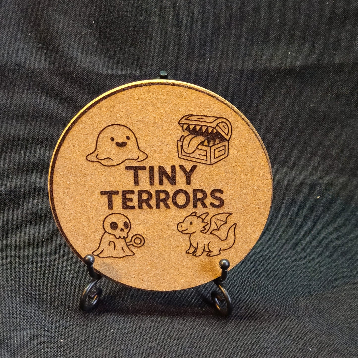 Roll For Initiative / Laser Engraved TTRPG Cork Coasters