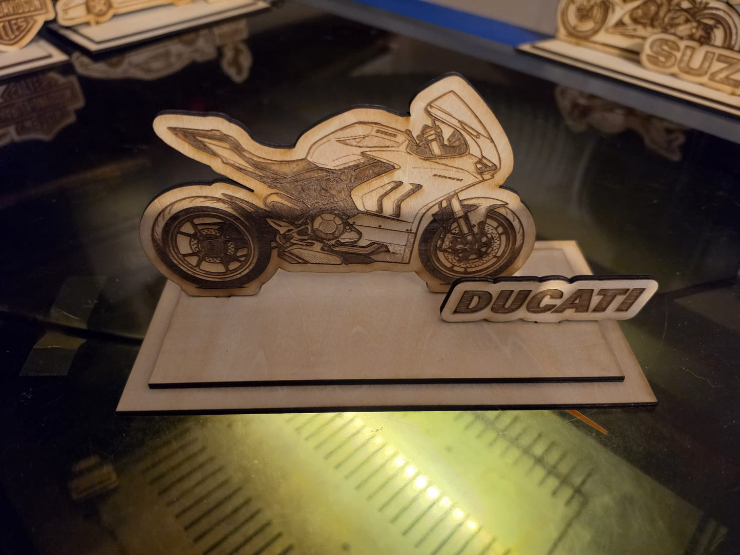 Heart in the Machine / Laser Etched Mechanical Specimen Plaque