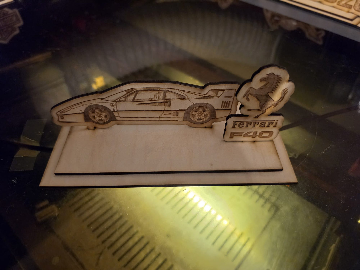 Heart in the Machine / Laser Etched Mechanical Specimen Plaque