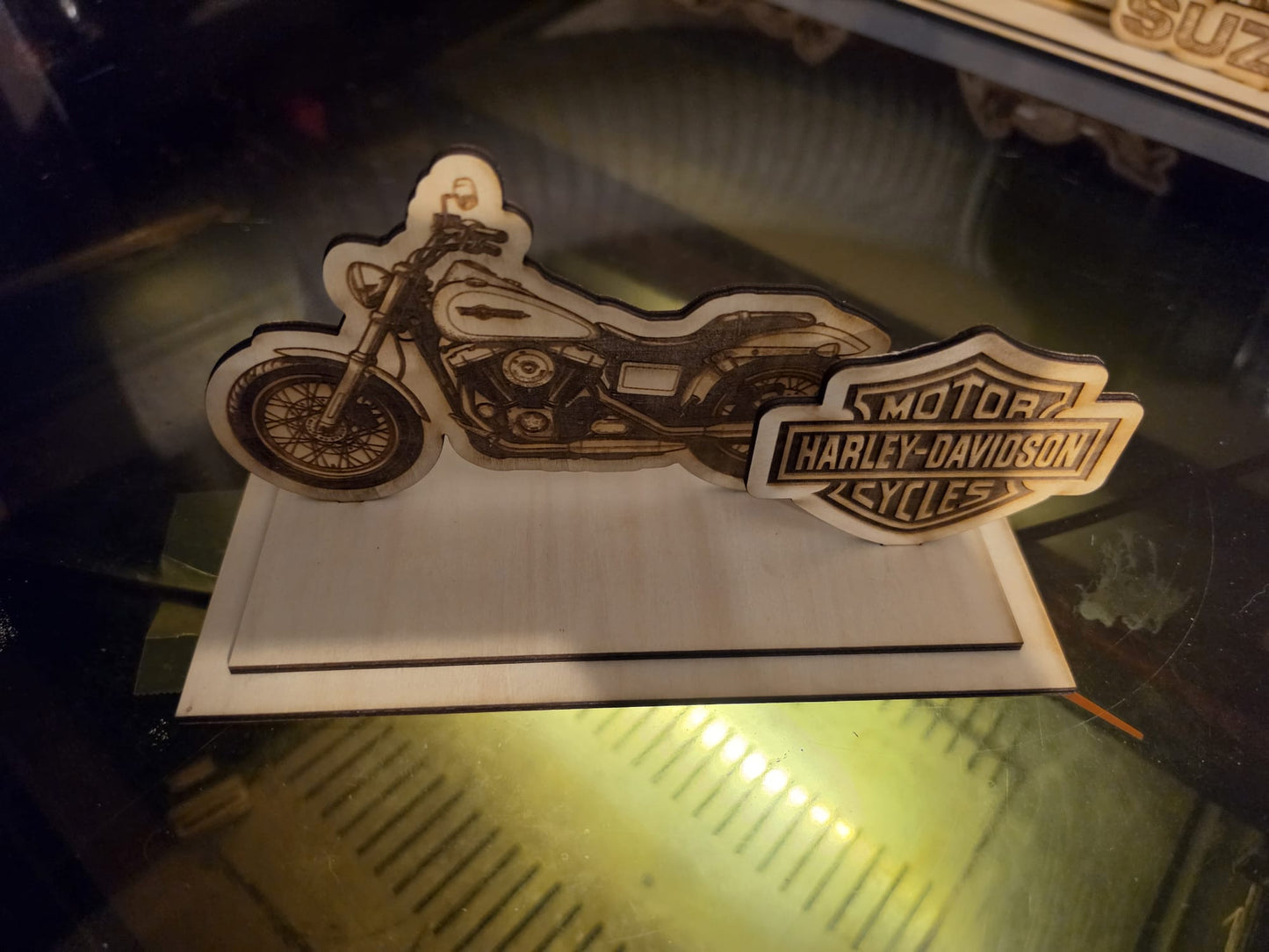Heart in the Machine / Laser Etched Mechanical Specimen Plaque