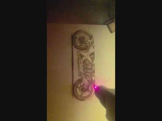 Heart in the Machine / Laser Etched Mechanical Specimen Plaque